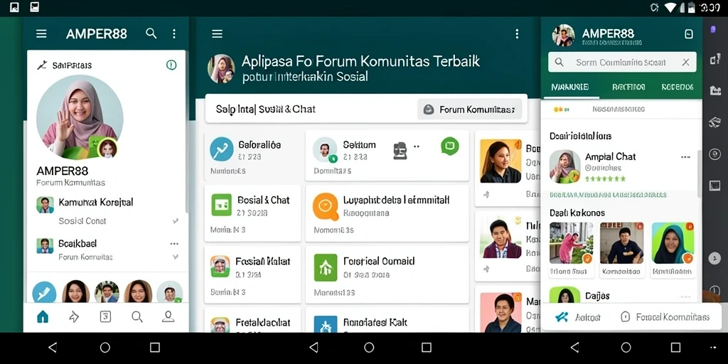 Tampilan antarmuka pengguna AMPER88 yang menarik dan interaktif.