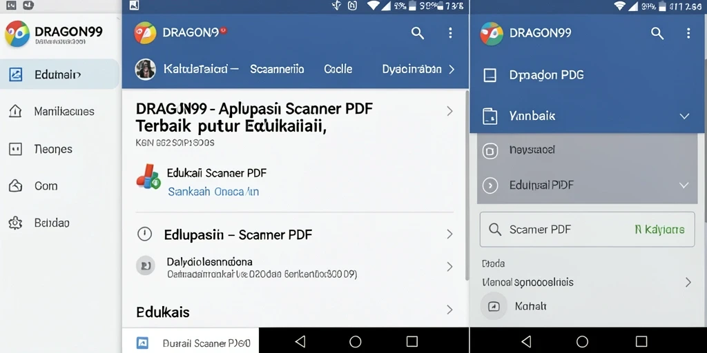 Tampilan antarmuka DRAGON99 yang simpel dan fungsional.