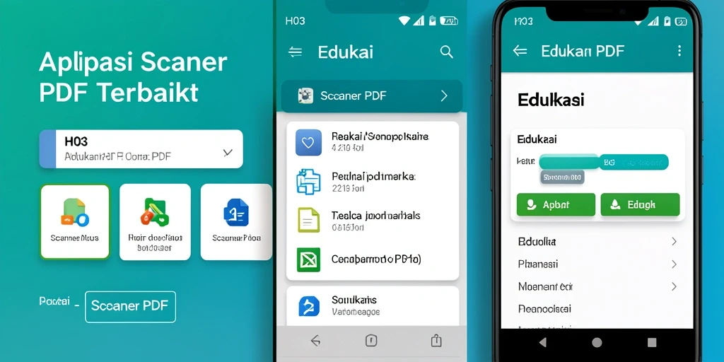 Tampilan antarmuka H03 yang sederhana dan fungsional untuk pemindaian PDF.